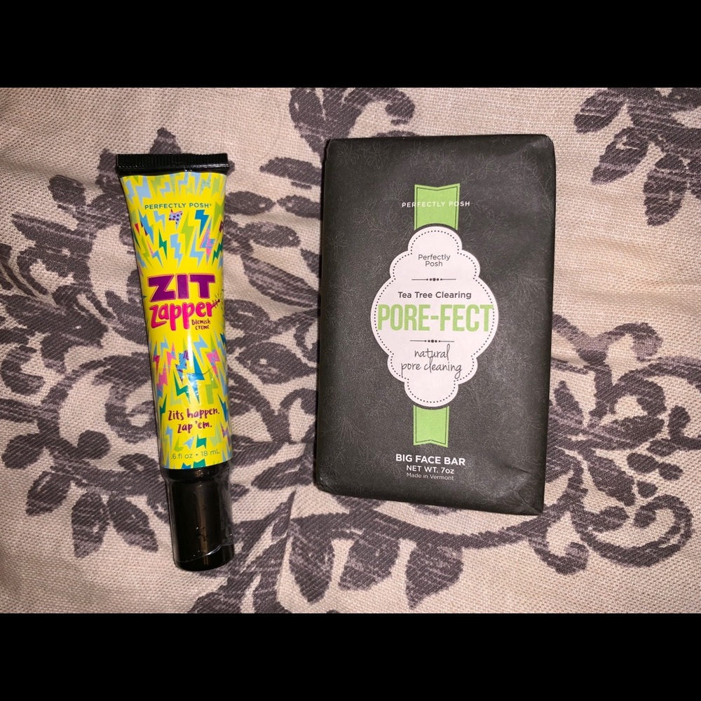 “Porefect” soap & “Zit Zapper” vegan face products